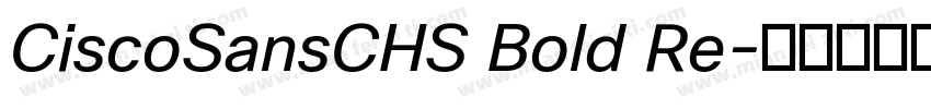 CiscoSansCHS Bold Re字体转换